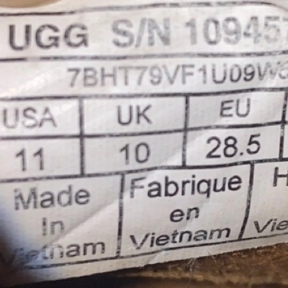 Authentic UGG designer little girls suede leather boots size 11